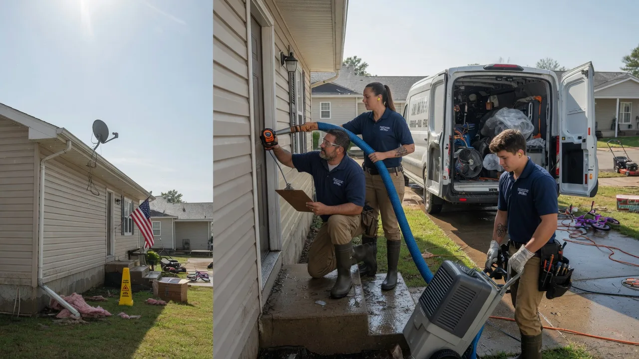 Ceiling Water Damage Restoration in Hungerford, TX near me